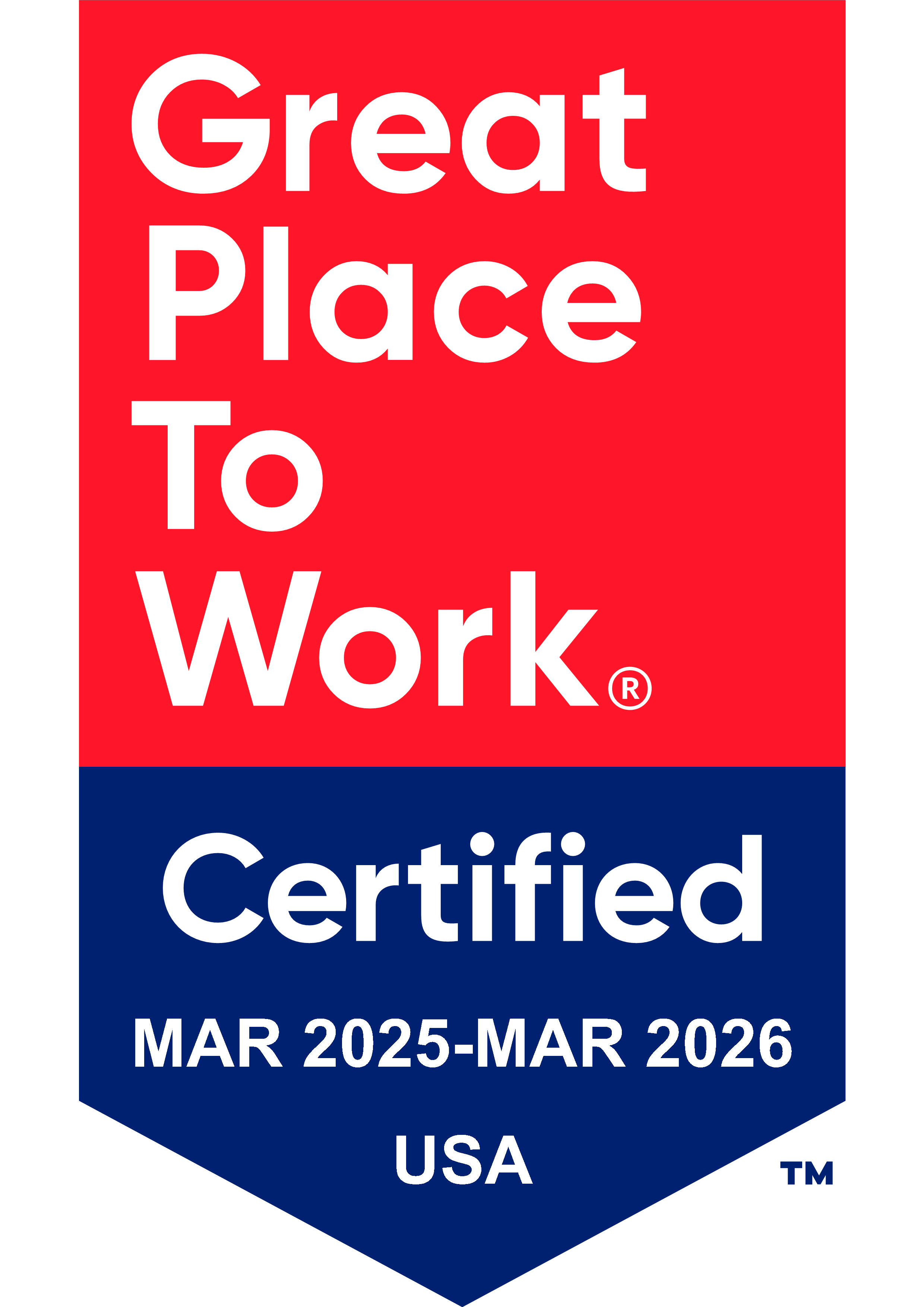 Great Place to Work | Certified | Feb 2022 - Feb 2023 USA